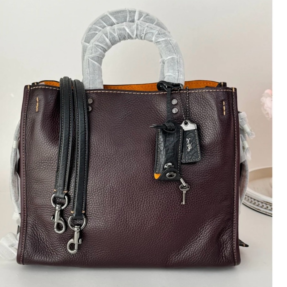 COACH 1941 1st Gen Rogue 31 in Oxblood with Lock&Key